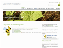 Tablet Screenshot of panierabeille.com